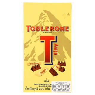 🔥ยอดนิยม!! ทอปเบอโรน ช็อกโกแลตนมผสมอัลมอนด์นูกัตรสน้ำผึ้ง 200กรัม Topperrone Chocolate Almond Nukut Honey Flavor 200 gm.