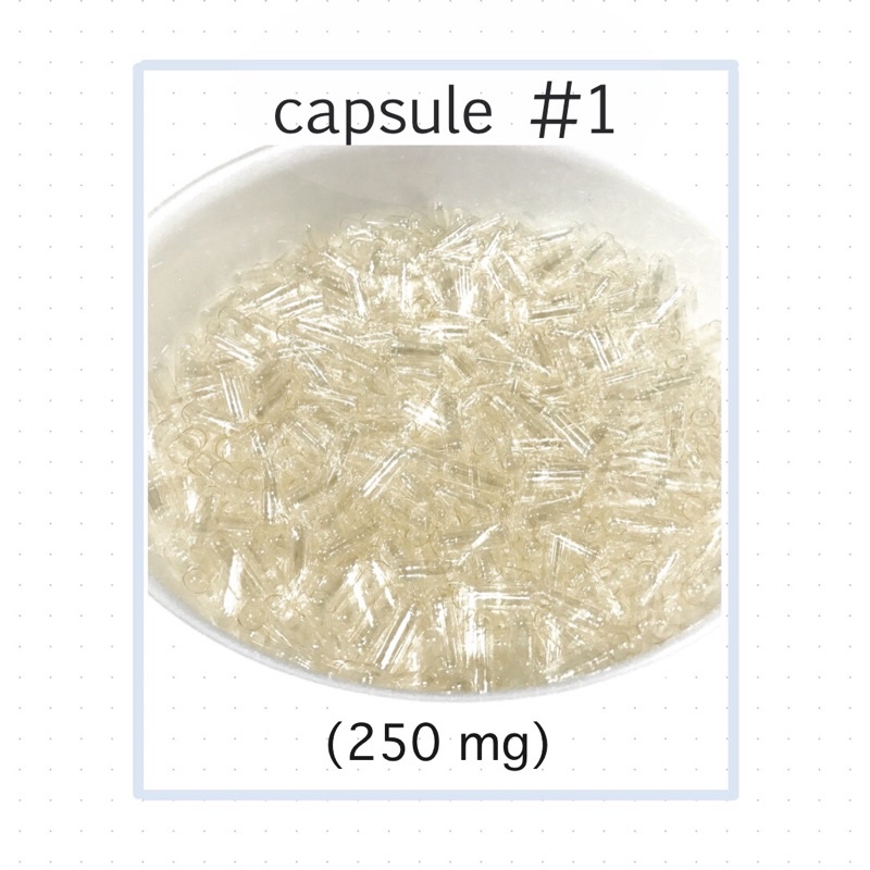 capsule #1 (250mg) ขนาด 100 / 200 แคปซูล