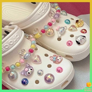 ตัวติดรองเท้าหัวโต ที่ติดรองเท้า crocs Xiaohongshu Sanrio Fine Shoe Buckle Holes และอุปกรณ์เสริมอุปกรณ์เสริมอุปกรณ์เสริมอุปกรณ์เสริมอุปกรณ์เสริมกระต่ายเล็ก ๆ