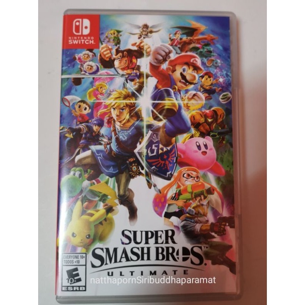 แผ่นเกม Super Smash Bros มือสอง Nintendo Switch game