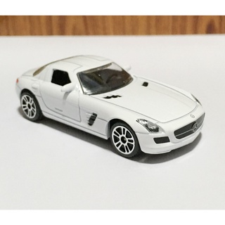 Majorette Mercedes Benz SLS - White Color /Wheels D5S /scale 1/59 (3 inches) no Package