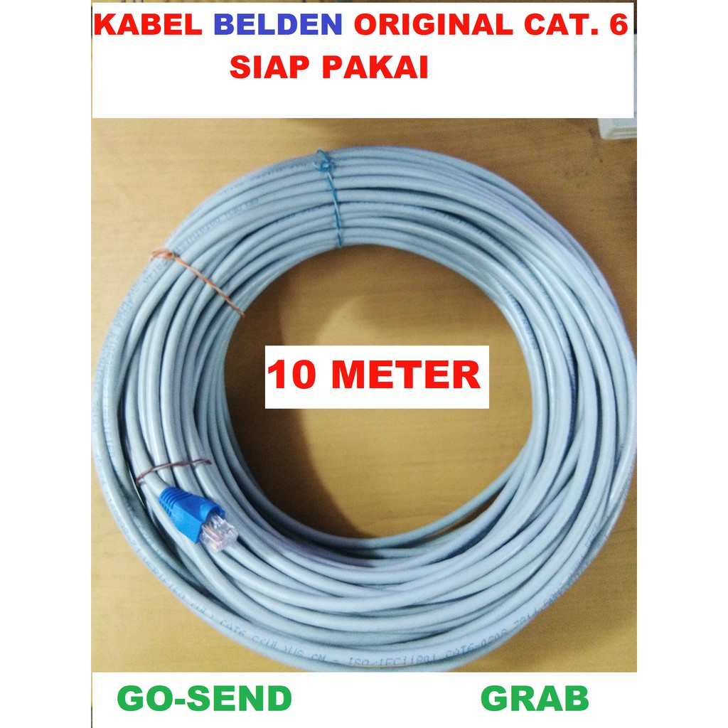 Belden Cat 6 10M UTP LAN Cable - Original Belden Cat6 10 เมตร