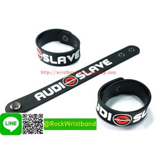 AUDIOSLAVE ขายริสแบนด์  ASE357NA Wristband สายรัดข้อมือวงร็อค