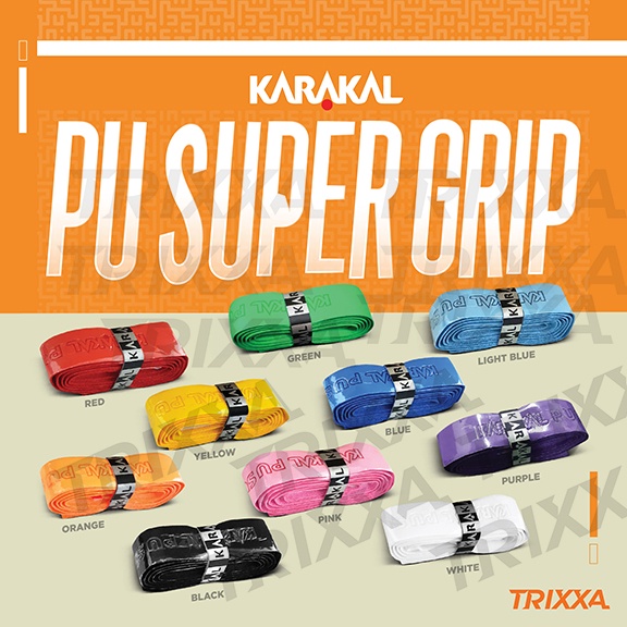 Karakal PU Super Replacement Grip แบดมินตันเทนนิสสควอช (ด้ามจับหนา)