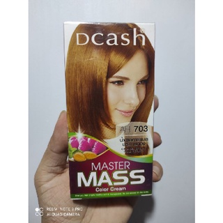 Dcash Master Mass ดีแคช มาสเตอร์ แมส คัลเลอร์ ครีม AH 703 ครีมเปลี่ยนสีผม สีย้อมผม 50 มล