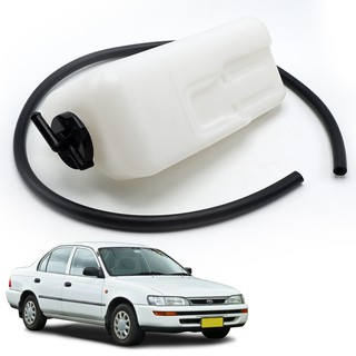 กระป๋องพักน้ำ หม้อน้ำ โตโยต้า โคโรล่า สีขาว สำหรับ Toyota Corolla Ae100 ปี 1991-1995