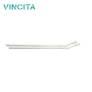 Vincita ขาตะแกรงยาว สีเงิน (C016-SV) - ราคาต่อคู่ อะไหล่สำหรับติดตั้งตะแกรงหลังจักรยาน