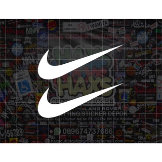 สติกเกอร์ตัดโลโก้ Nike ความยาว 8 ซม. สําหรับรถจักรยานยนต์ รถยนต์