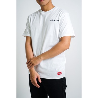 Dickies เสื้อยืด DK007334 JERSEY LINEAR LOGO PRINT SS TEE BLK