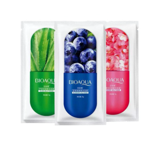 Bioaqua jelly mask ไบโออควา เจลลี่ มาส์ก ไฮยารูรอนิก ไม่ต้องล้างออก 3 สูตร ของแท้ 100%