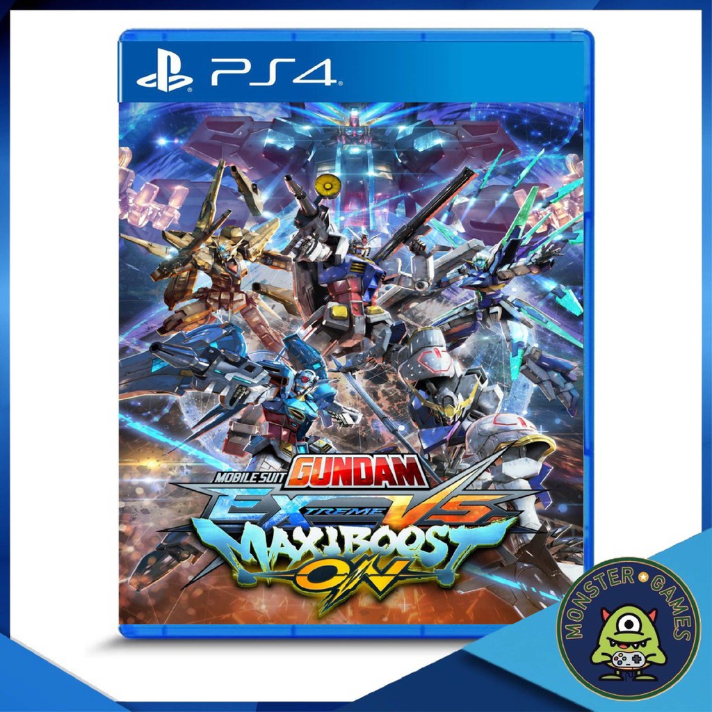 LL MOBILE SUIT GUNDAM EXTREME VS. MAXIBOOST ON Ps4 แผ่นแท้มือ1!!!!! (Ps4 games)(Ps4 game)(เกมส์ Ps.4)(แผ่นเกมส์Ps4)(gund