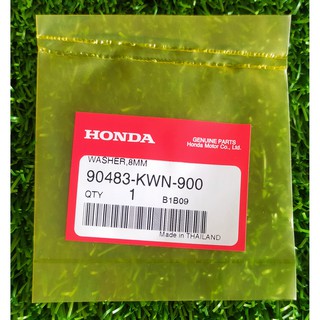 90483-KWN-900 แหวนรอง, 8 มม. Honda แท้ศูนย์