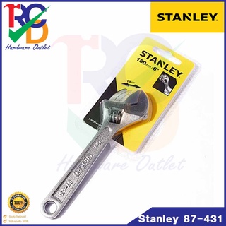 Stanley 87-431 ประแจเลื่อน รุ่นมาตรฐาน ขนาด 6 นิ้ว