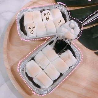 ถูกสุดในช็อปปี้ บราวนี่แป้งน้อยมาก หน้ามาชเมโล่ เยิ้มๆ ยืดๆ อร่อยมาก