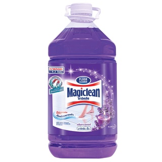 มาจิคลีนน้ำยาทำความสะอาดพื้นสีม่วง 5200มล. Magiclean Floor Cleaner Purple 5200 ml.