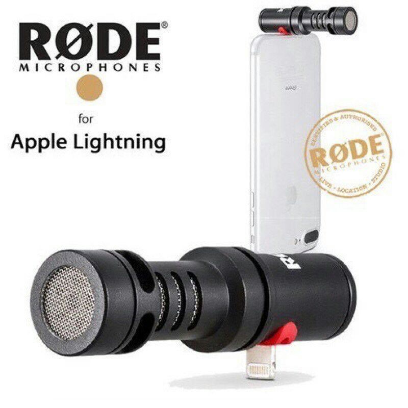 RODE Video Mic Me ไมโครโฟน+ช่องเสียบ iPhone TRRS ขนาดกะทัดรัด