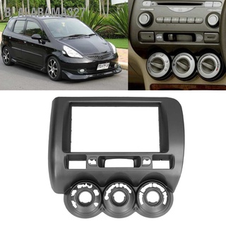 Alabama327 กรอบนําทางวิทยุ Dvd สเตอริโอ 2Din สําหรับ Honda Fit Jazz 02-08 Manual Ac Rhd