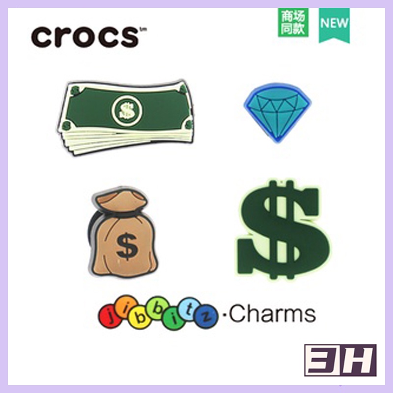 CROCS JIBBITZ ชุดจิ๊บบิตเพชร จี้รองเท้า คุณภาพสูง