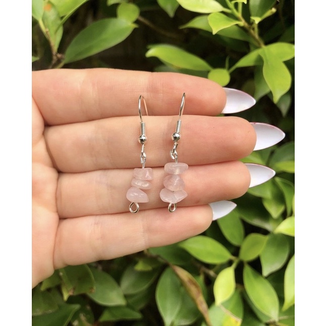 Rose Quartz Earrings