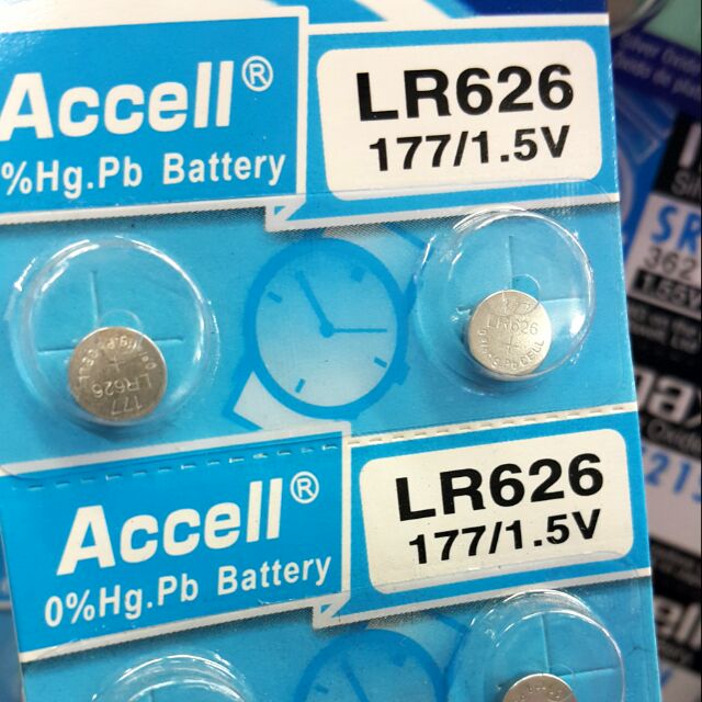 ถ่านกระดุม Accell LR626 (177,377) 1.5V
