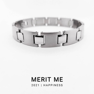 สร้อยข้อมือ ตัว  H เขื่อมติดกัน Stainless steel Bracelet