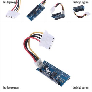 {buddyboyyan} อะแดปเตอร์การ์ด 40-Pin 40pin IDE ตัวเมีย เป็น SATA 7+15Pin 22-Pin ตัวผู้ PATA เป็น SATA