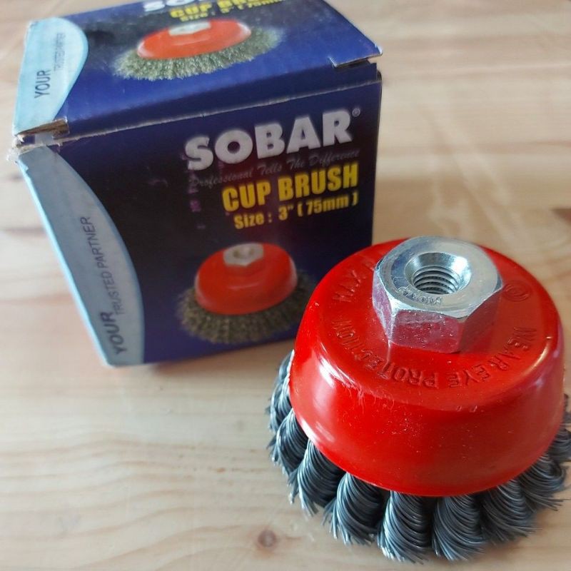 แปรงล้างถ้วย Sobar 3" (75mm) M101.5 Twist Knob