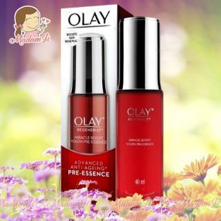 🔥[SALE!!! อ่านก่อนสั่ง แท้💯%]​ Olay โอเลย์ รีเจนเนอรีส มิราเคิล บูสท์ ยูธ พรีเอสเซ็นส์  40 มล.