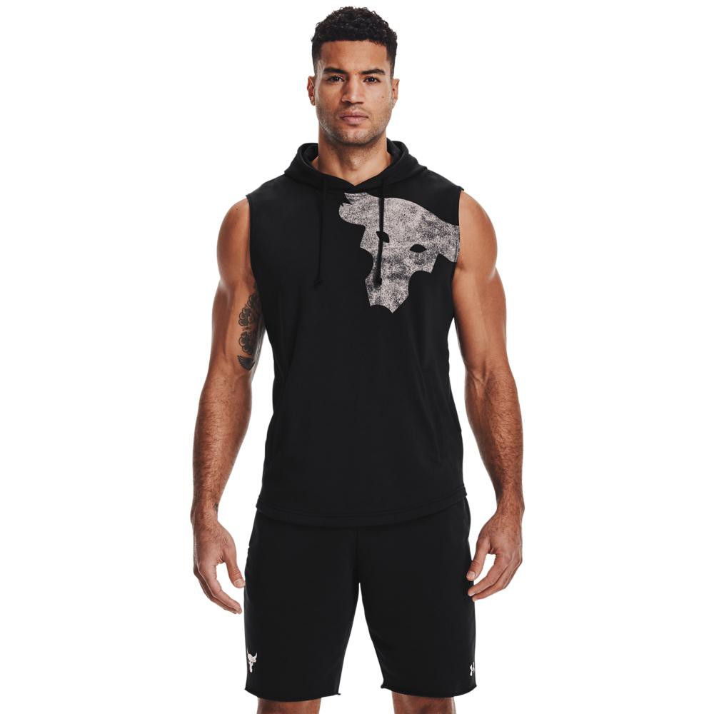 ua project rock sleeveless hoodie