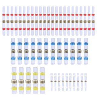 neva* Waterproof Solder Wire Connectors Low Temp Solder for Electrical Marine Heat Shrink Butt Connectors Butt Splice