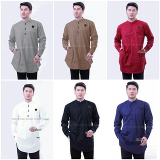 Kurta PAKISTAN เสื้อแขนยาว เรียบง่าย KURTA KURTA ORIGINAL ELRUMI PAKISTAN KOKO