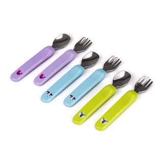 Kidsme ชุดช้อนส้อมพร้อมกล่อง Premier Spoon &amp; Fork with Case