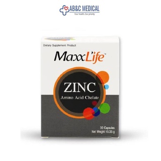 MaxxLife Zinc Amino Acid Chelate (30 แคปซูล) ลดการหลุดร่วงของเส้นผม