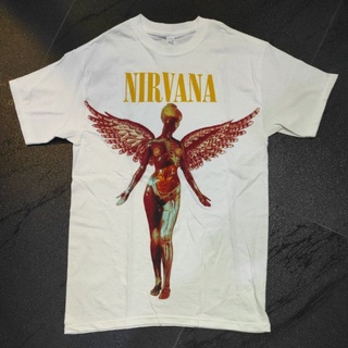 เสื้อยืดแฟชั่น เสื้ิอวง NIRVANA IN UTERO นางฟ้า 2016 ลิขสิทธิ์แท้