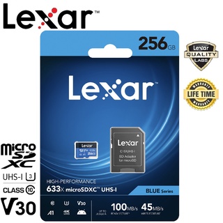 Lexar 256GB Micro SDXC 633x with SD Adapter