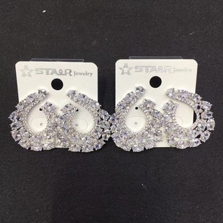 ric.shop.8338  ต่างหูเพชร​ CZ​  รหัส064