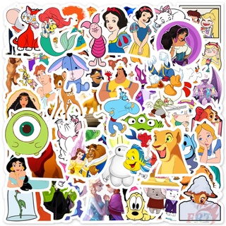 100 ชิ้น / ชุด ❉ สติกเกอร์ ลายการ์ตูน Disney Character Series C คละแบบ สําหรับตกแต่ง ❉ สติกเกอร์แฟชั่น กันน้ํา DIY Doodle