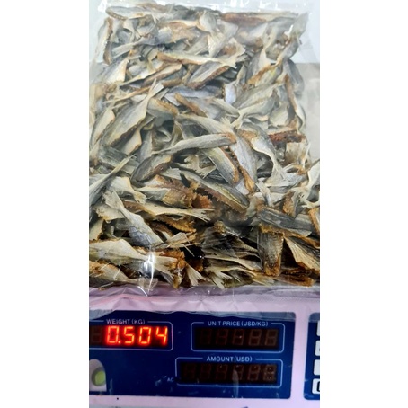 ปลาแห้ง🐟ข้างเหลือง(กิมสัว)​แห้ง🐟200-500กรัม