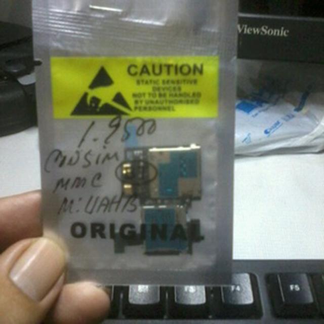 FLEXIBLE Connector simcard samsung galaxy S4 i9500/I9505 เดิม