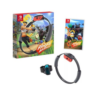 [ขายดี] Nintendo Switch Ring Fit Adventure Zone Asia English นินเทนโดสวิทซ์ ริงฟิต (แผ่นเกม+Ringcon+Leg strap