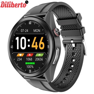 Diliberto W10 นาฬิกาข้อมือสมาร์ทวอทช์ PPG ECG 1.3 นิ้ว วัดอัตราการเต้นหัวใจ ความดันโลหิต 2022