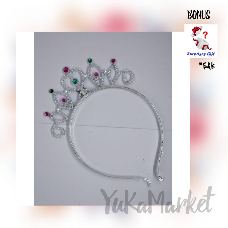 ⚡ตลาดยูคา⚡ที่คาดผมของ CHILDRENS CROWN BK 008