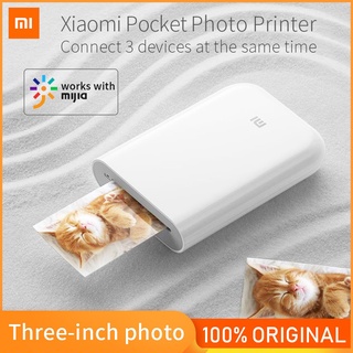 Xiaomi Mijia AR เครื่องพิมพ์พกพา 300dpi แบบพกพา ขนาดเล็ก 500mAh สําหรับถ่ายรูป ถ่ายรูป ถ่ายรูป DIY