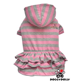 Petcloths -Doggydolly  dress เสื้อผ้าแฟชั่น เสื้อผ้าสัตว์เลี้ยง เสื้อผ้าหมาแมว ชุดกระโปรง  ขนาด1-9โล  AD23