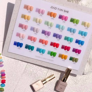 ชุดสีเจลพาสเทล pastel jiaoyanshe 30สี ชุดสีเจล สีเจล