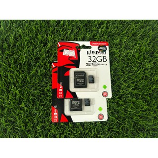 SG Kingston Micro SD card 32GB Class 10 80M/s รับประกันศูนย์ แท้ 100%