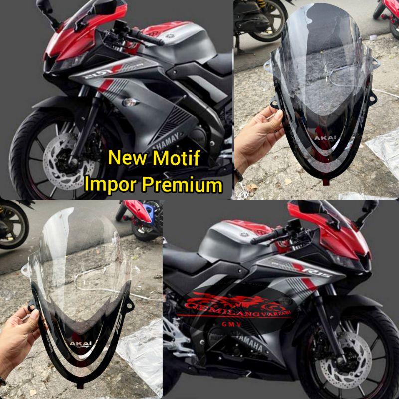 (Akai Racing) กระบังหน้ากระจกหรือโล่หน้า Jenong รุ่นใหม่ Series Premium Carbon นําเข้า Plung N Play 