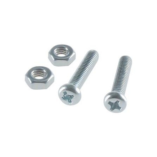 อุปกรณ์ยึดติด สกรูเกลียวมิลน็อต JP 4X20 มม. 25 ตัว Screws, Nuts &amp; Washers