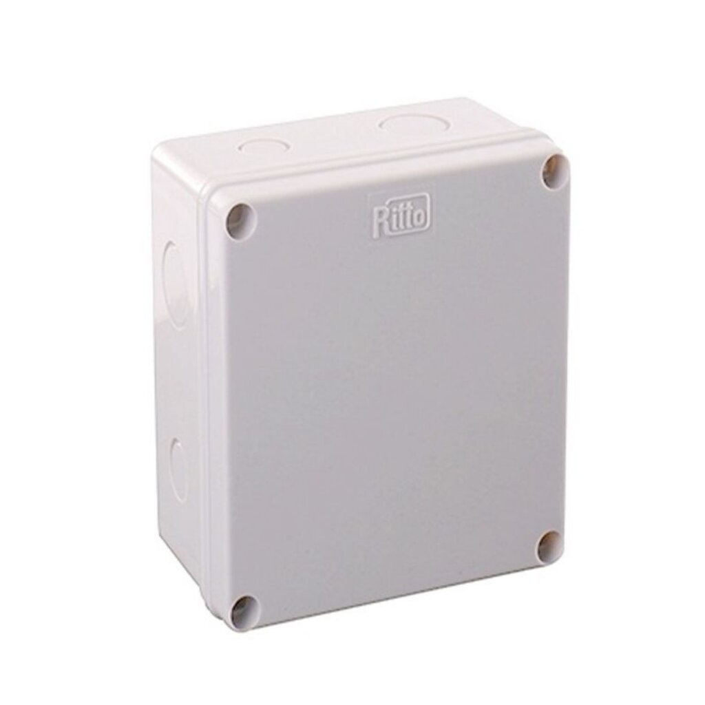 E 207 กล่องพลาสติก แบบฝาทึบ (พลาสติก ABS) ขนาด : W200 x H300 x D100 mm.(RITTO)