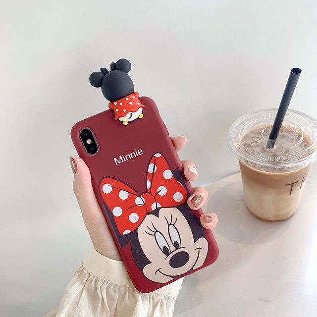 เคสโทรศ พท แบบน มพ มพ ลายเคสโทรศ พท ม อถ อลายการ ต นม กก เมาส ส าหร บ Iphone 6 S 7 8 Xs R9 S R 11 S R 15 R 17 S X 21 X 921 X Shopee Thailand